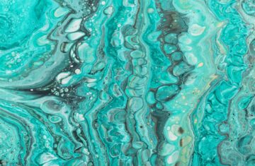 Photo turquoise color