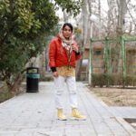 Photo orange pants